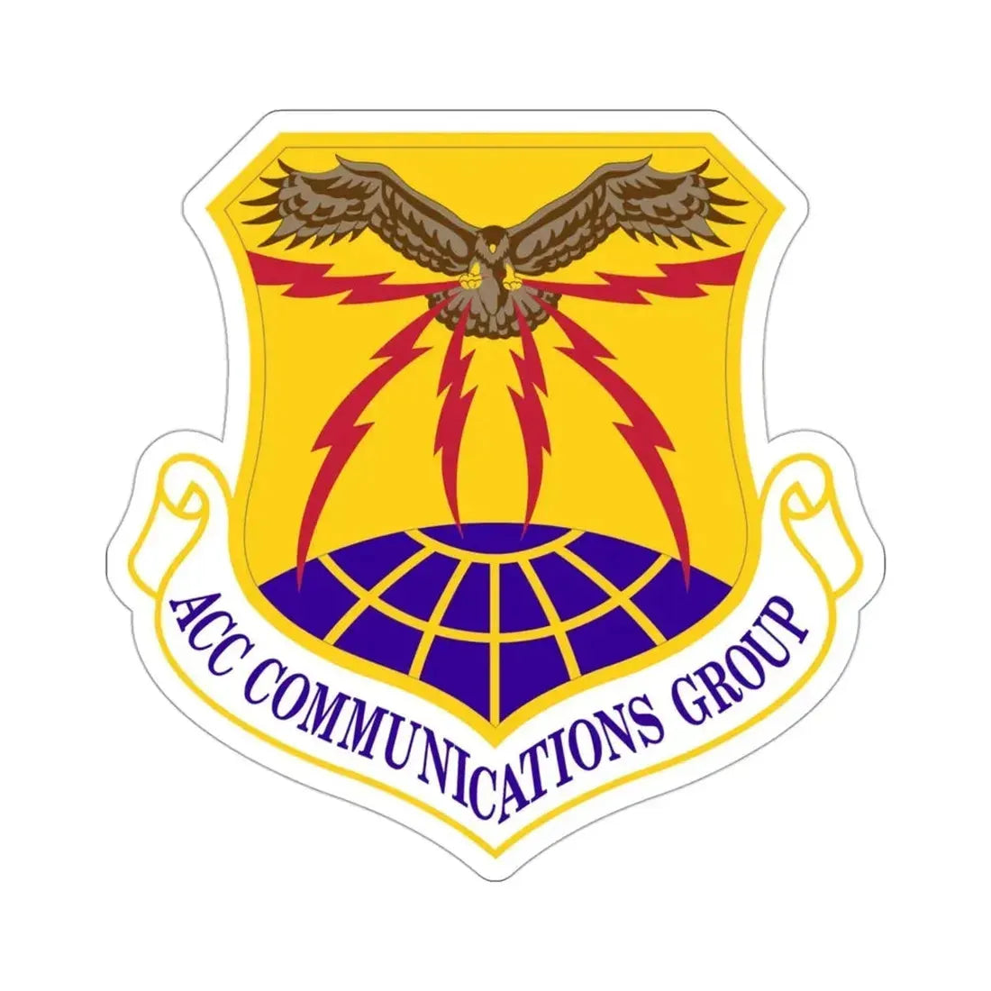 ACC Communications Group (U.S. Air Force) STICKER Vinyl Die-Cut Decal - The Sticker Space