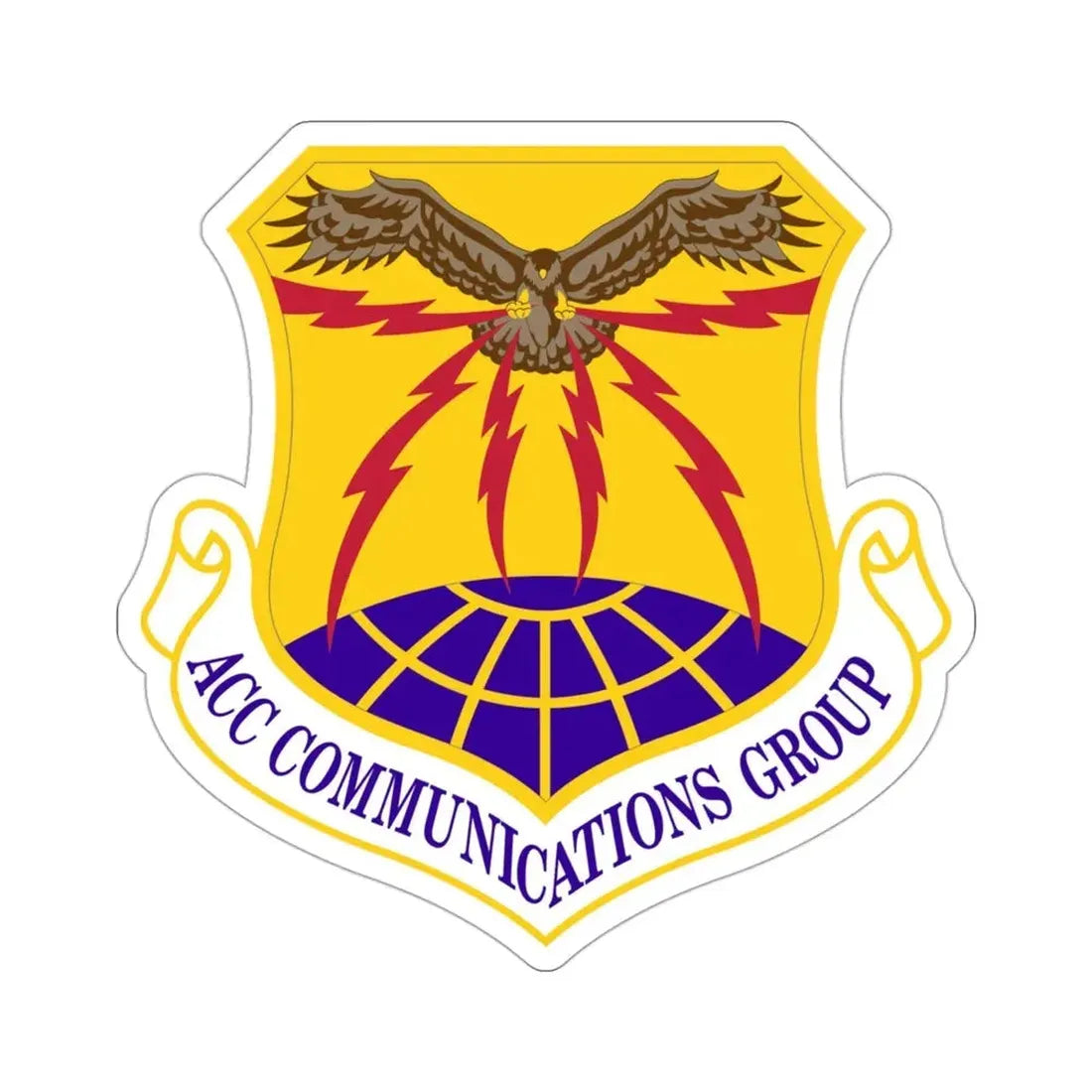 ACC Communications Group (U.S. Air Force) STICKER Vinyl Die-Cut Decal - The Sticker Space