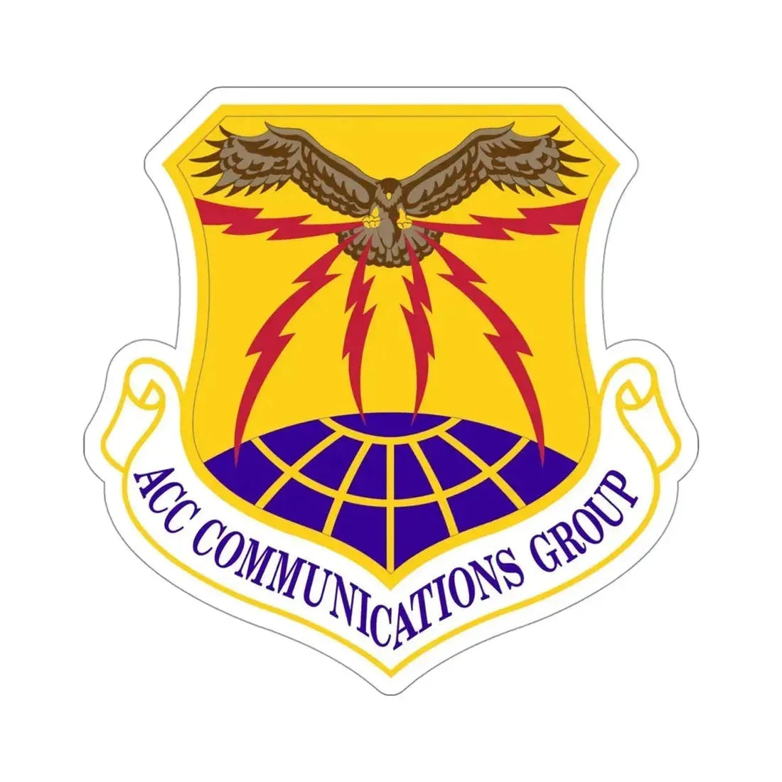 ACC Communications Group (U.S. Air Force) STICKER Vinyl Die-Cut Decal - The Sticker Space
