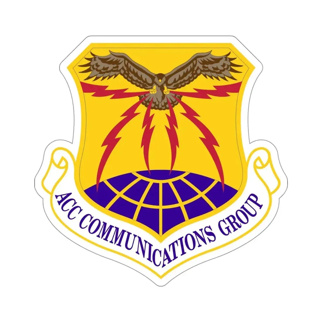 ACC Communications Group (U.S. Air Force) STICKER Vinyl Die-Cut Decal - The Sticker Space