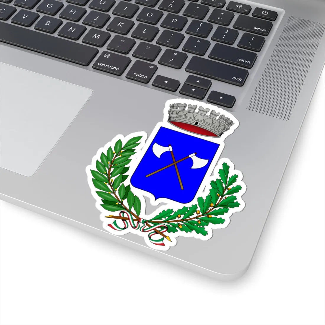 Accettura-Stemma (Italy) (Coat of Arms) STICKER Vinyl Kiss-Cut Decal - The Sticker Space
