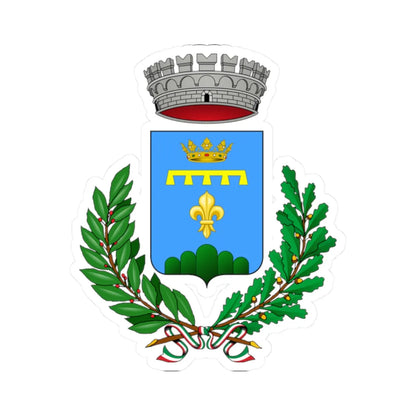 Accumoli-Stemma (Italy) (Coat of Arms) STICKER Vinyl Kiss-Cut Decal 2 Inch White - The Sticker Space