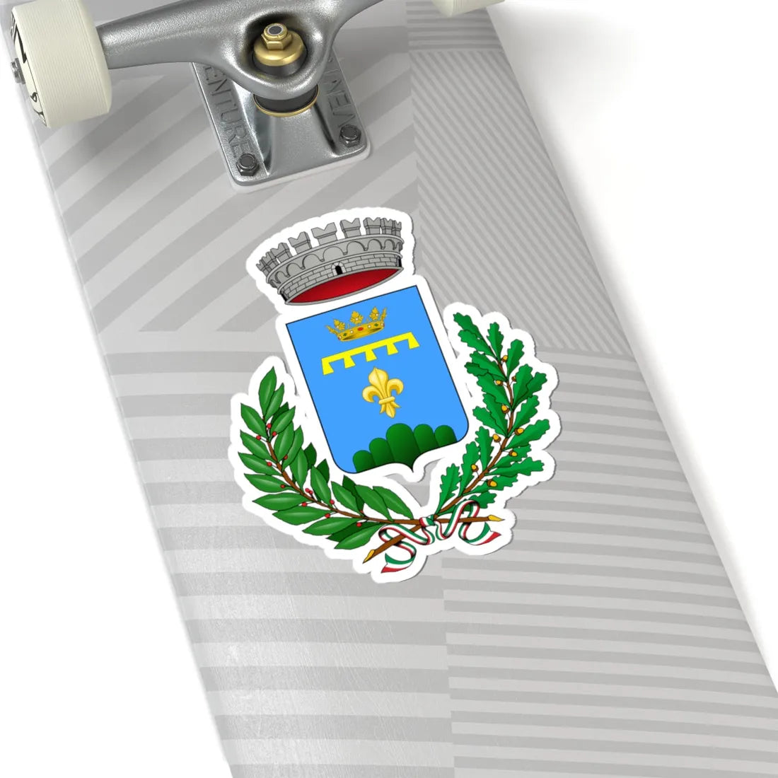 Accumoli-Stemma (Italy) (Coat of Arms) STICKER Vinyl Kiss-Cut Decal - The Sticker Space