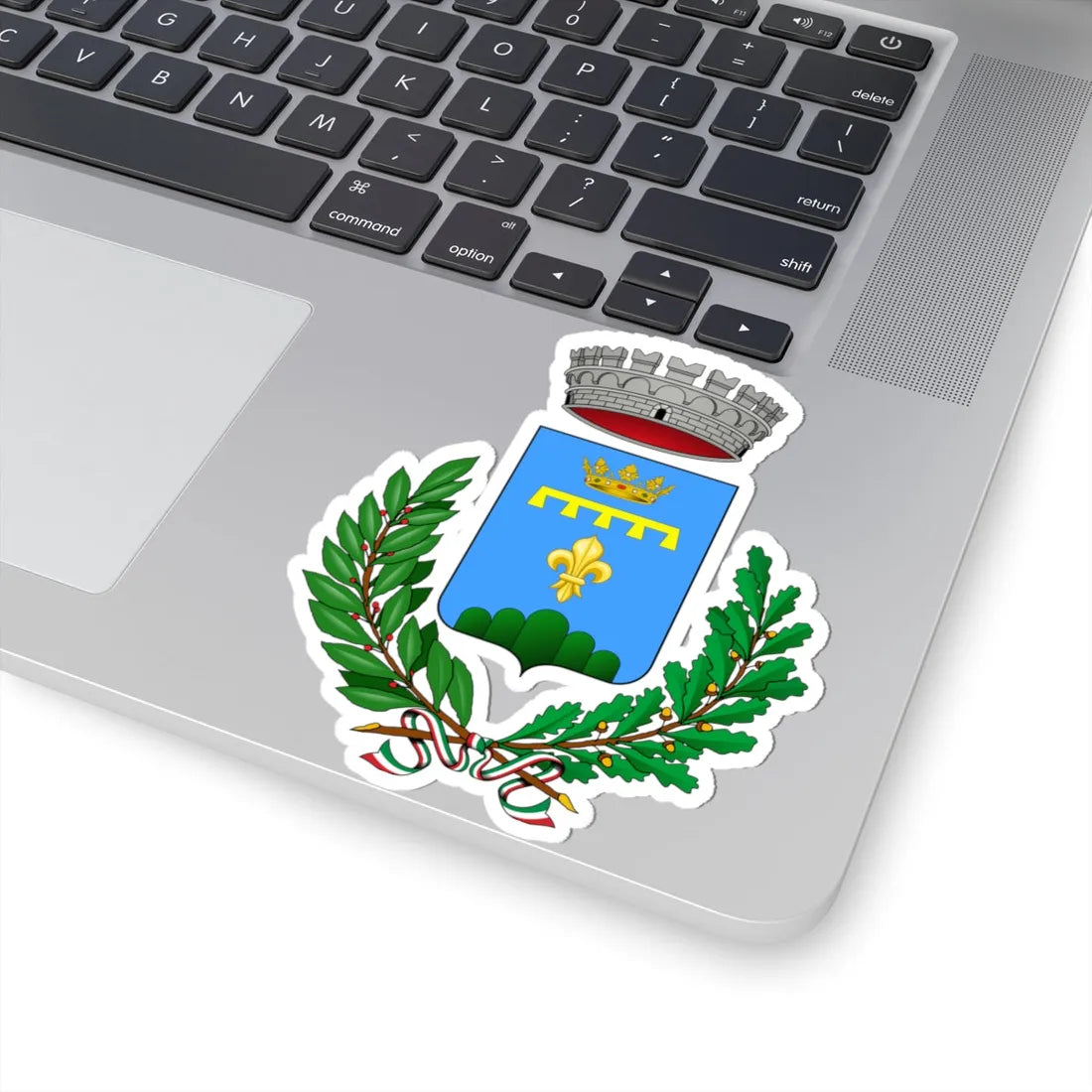 Accumoli-Stemma (Italy) (Coat of Arms) STICKER Vinyl Kiss-Cut Decal - The Sticker Space