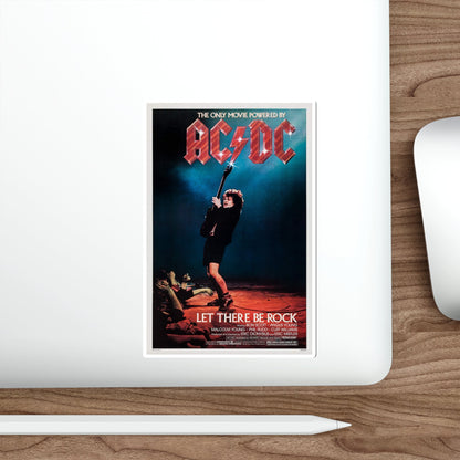 ACDC Let There Be Rock 1980 Movie Poster STICKER Vinyl Die-Cut Decal-The Sticker Space