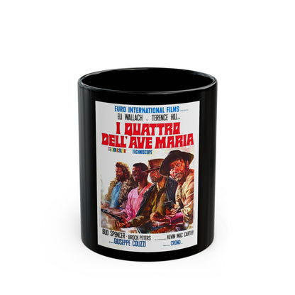 ACE HIGH 1968 Movie Poster - Black Coffee Mug-11oz-The Sticker Space