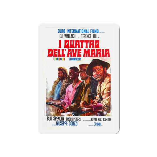 ACE HIGH 1968 Movie Poster - Die-Cut Magnet-6 × 6"-The Sticker Space