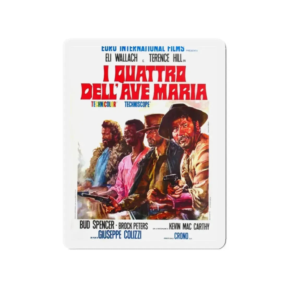 ACE HIGH 1968 Movie Poster - Refrigerator Magnet - The Sticker Space