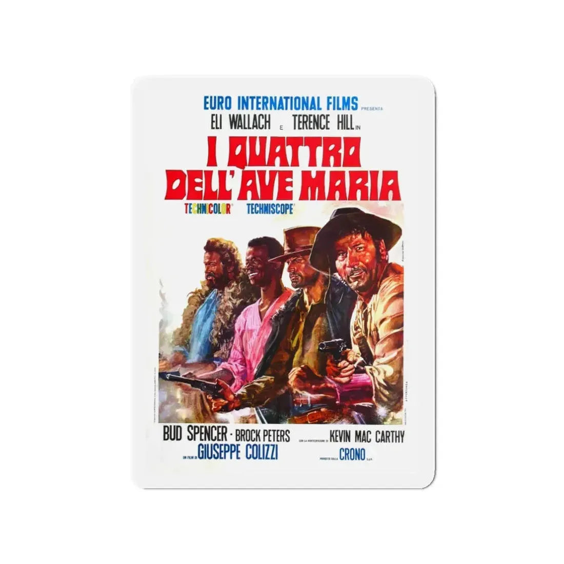 ACE HIGH 1968 Movie Poster - Refrigerator Magnet - The Sticker Space