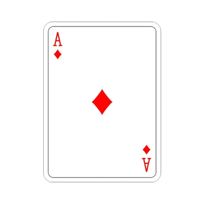 Ace of Diamonds Playing Card STICKER Vinyl Die-Cut Decal 2 Inch - The Sticker Space