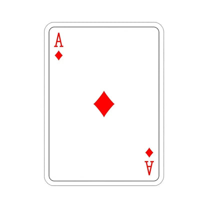 Ace of Diamonds Playing Card STICKER Vinyl Die-Cut Decal 5 Inch - The Sticker Space