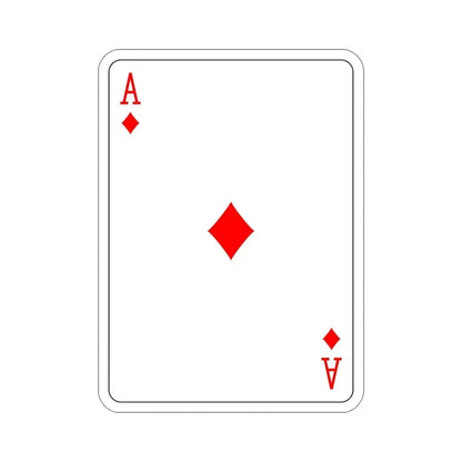 Ace of Diamonds Playing Card STICKER Vinyl Die-Cut Decal 6 Inch - The Sticker Space