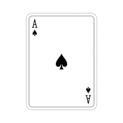 Ace of Spades Playing Card v2 STICKER Vinyl Die-Cut Decal 5 Inch - The Sticker Space