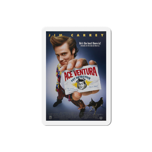 Ace Ventura Pet Detective 1994 Movie Poster Die-Cut Magnet-2" x 2"-The Sticker Space