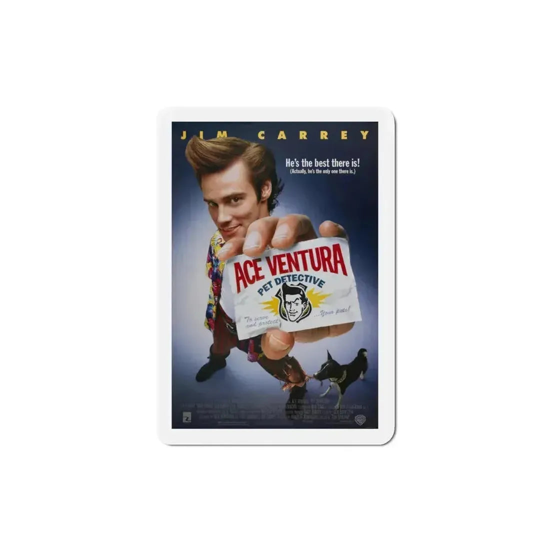 Ace Ventura Pet Detective 1994 Movie Poster Refrigerator Magnet 3 Inch - The Sticker Space