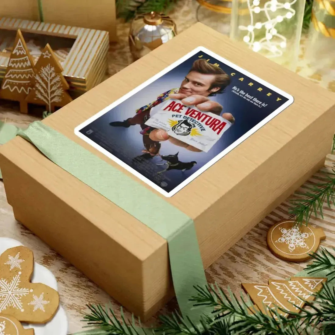 Ace Ventura Pet Detective 1994 Movie Poster - STICKER Vinyl Kiss-Cut Decal - The Sticker Space