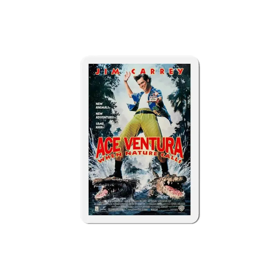 Ace Ventura When Nature Calls 1995 Movie Poster Refrigerator Magnet - The Sticker Space
