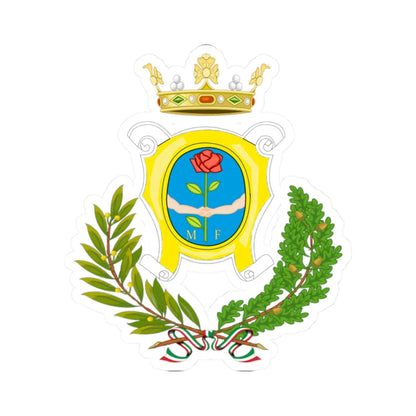 Acerenza-Stemma (Italy) (Coat of Arms) STICKER Vinyl Kiss-Cut Decal 2 Inch White - The Sticker Space