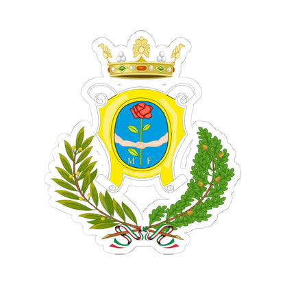 Acerenza-Stemma (Italy) (Coat of Arms) STICKER Vinyl Kiss-Cut Decal 6 Inch White - The Sticker Space