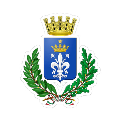 Acerra-Stemma (Italy) (Coat of Arms) STICKER Vinyl Kiss-Cut Decal 4 Inch White - The Sticker Space