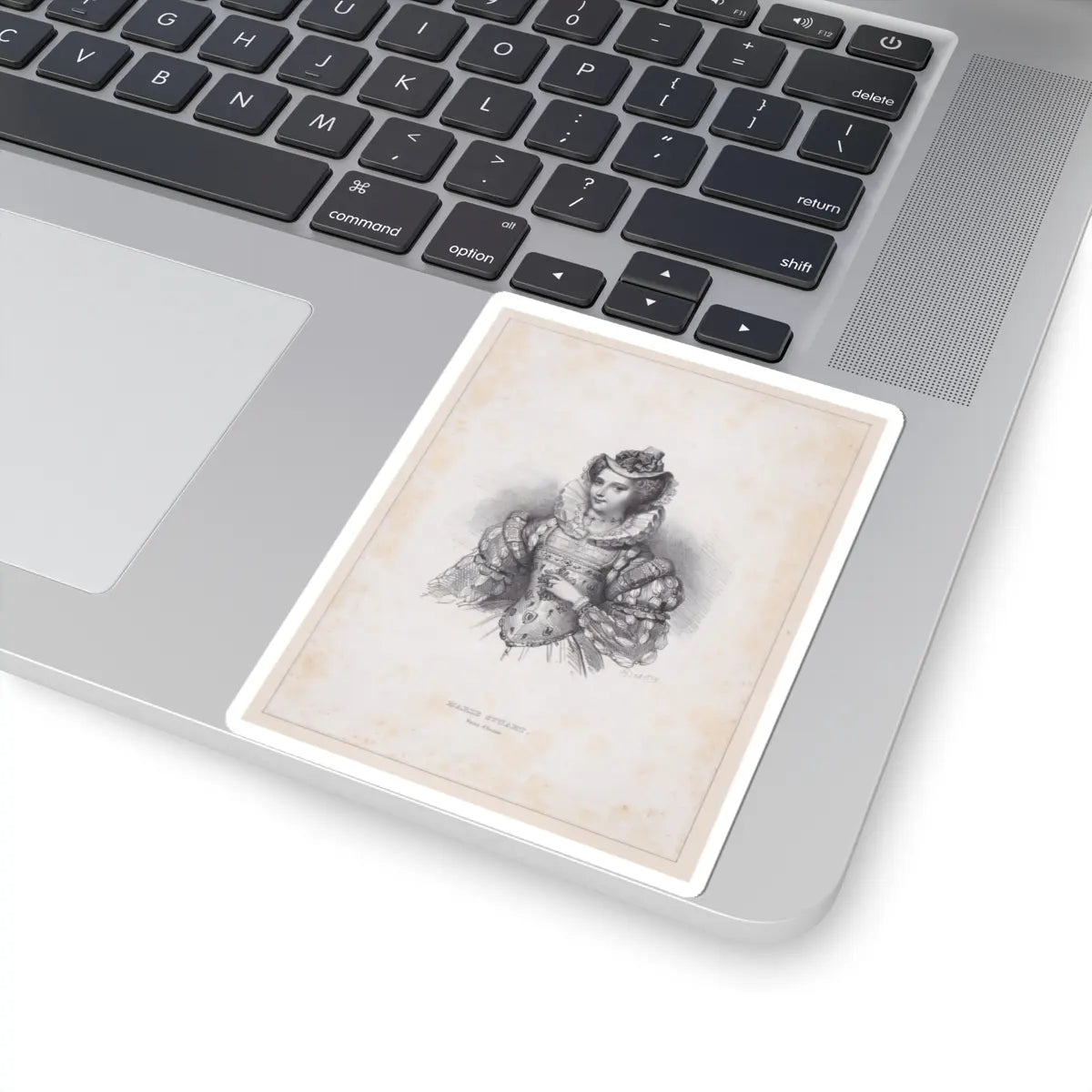 SKU:TSS-STICK-CHLJCQ-4X4-2 Sizes:4" × 4" Types:White
