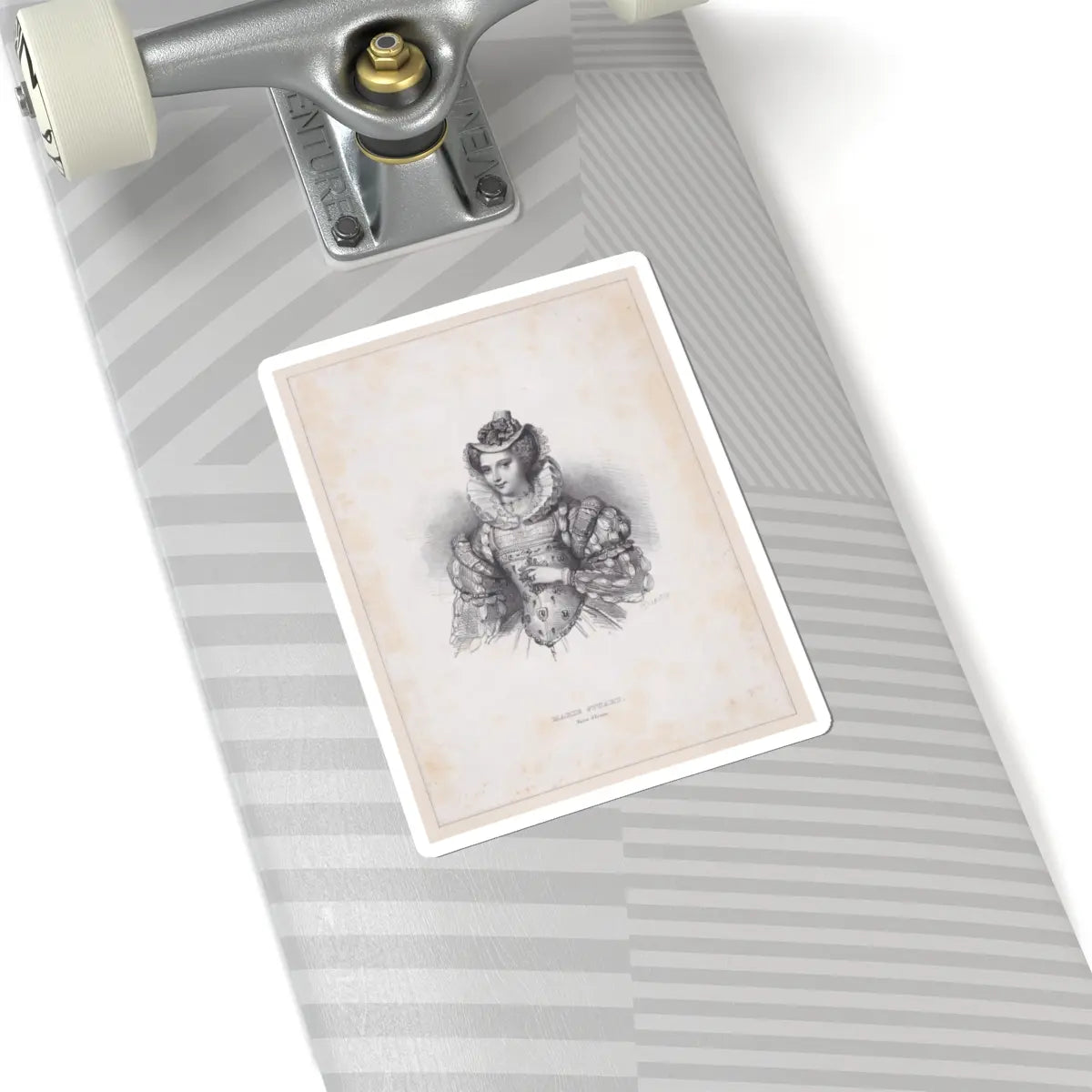 SKU:TSS-STICK-CHLJCQ-6X6-2 Sizes:6" × 6" Types:White