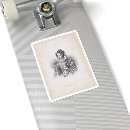 SKU:TSS-STICK-CHLJCQ-6X6-2 Sizes:6" × 6" Types:White