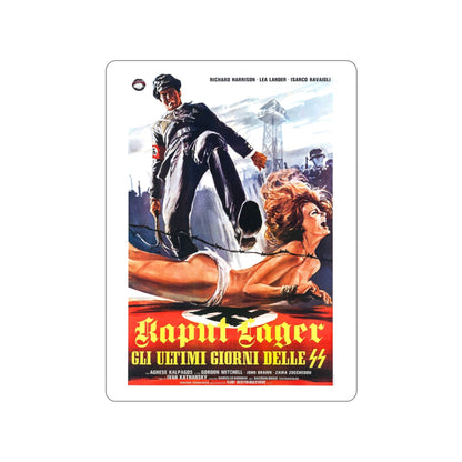 ACHTUNG! DESERT TIGERS 1977 Movie Poster STICKER Vinyl Die-Cut Decal-3 Inch-The Sticker Space