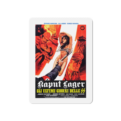 ACHTUNG! DESERT TIGERS (ITALIAN) 2 1977 Movie Poster - Die-Cut Magnet-5" x 5"-The Sticker Space