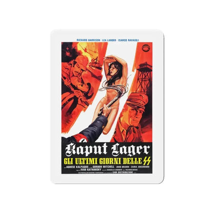 ACHTUNG! DESERT TIGERS (ITALIAN) 2 1977 Movie Poster - Refrigerator Magnet 4 Inch - The Sticker Space