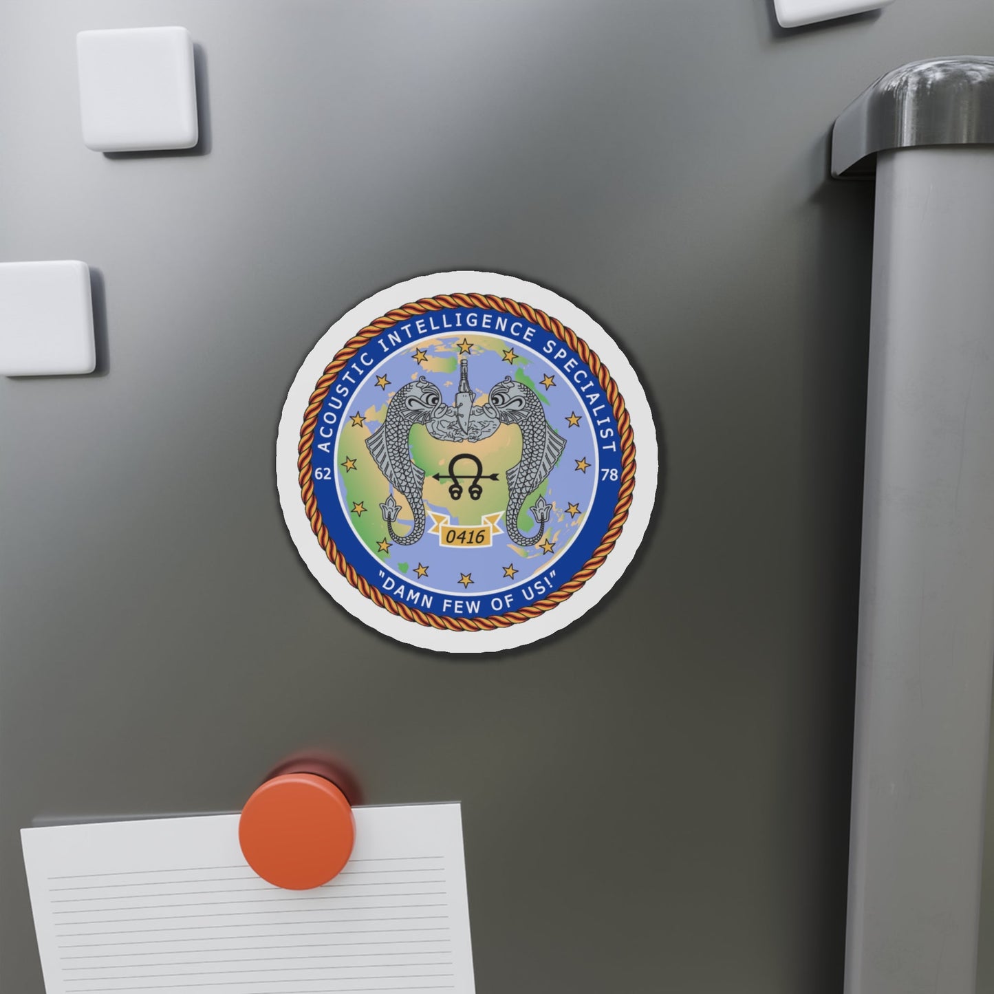 ACINT Specialist Acoustic Intelligence Specialist (U.S. Navy) Die-Cut Magnet-The Sticker Space