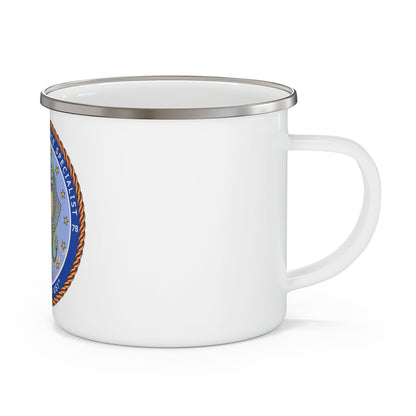 ACINT Specialist Acoustic Intelligence Specialist (U.S. Navy) Enamel Mug 12oz-12oz-The Sticker Space