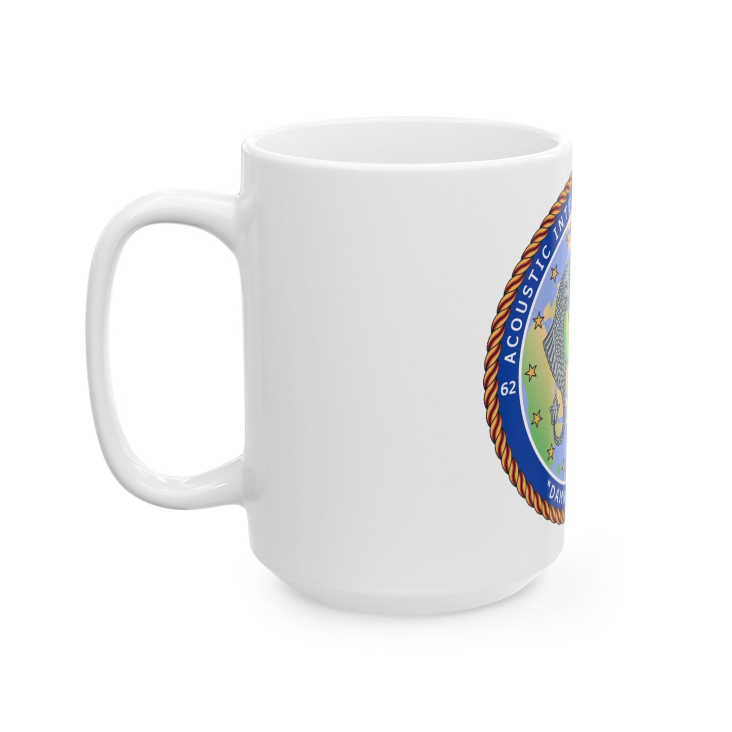 ACINT Specialist Acoustic Intelligence Specialist (U.S. Navy) White Coffee Mug-The Sticker Space