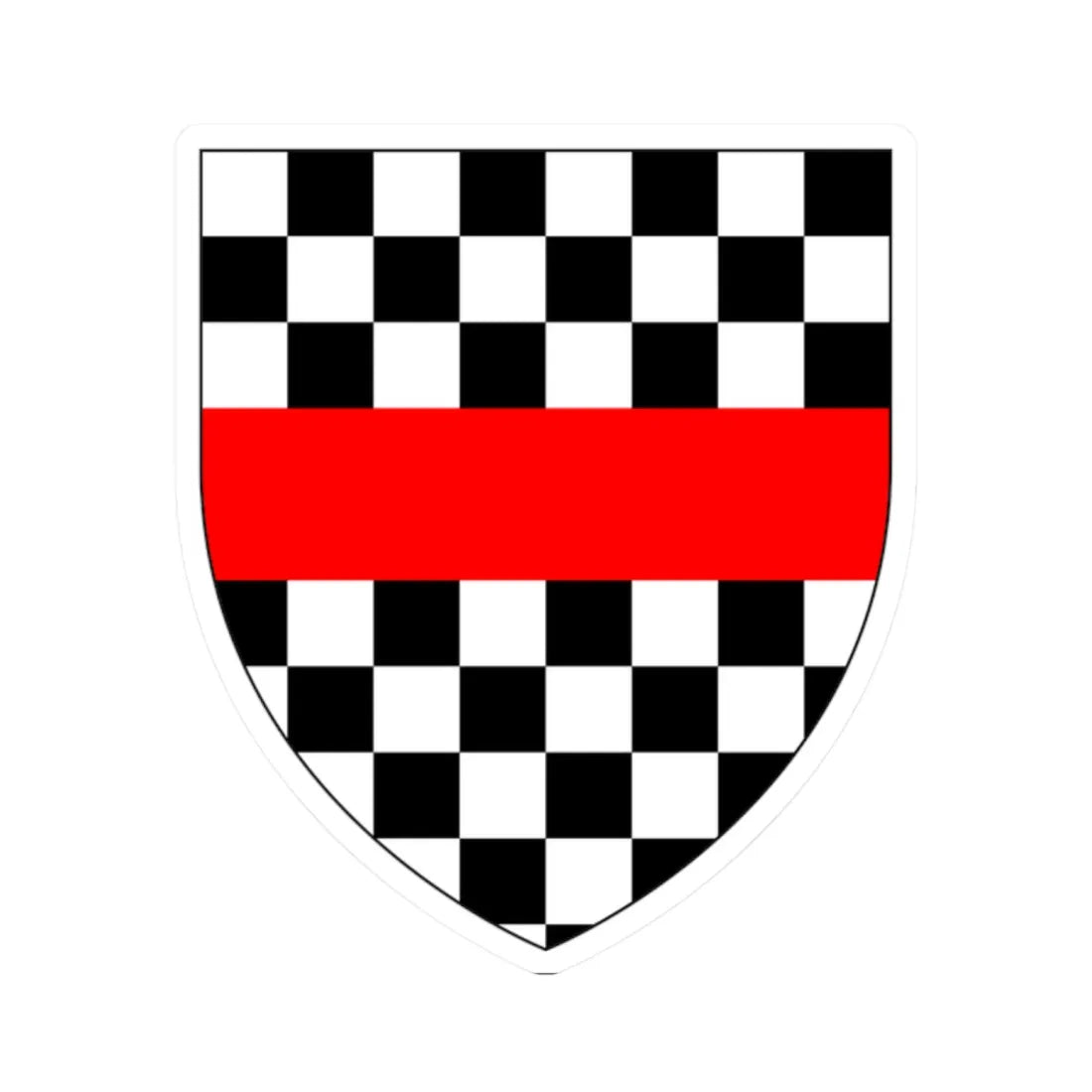 AclandArms (England) (Coat of Arms) STICKER Vinyl Kiss-Cut Decal 2 Inch White - The Sticker Space