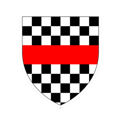 AclandArms (England) (Coat of Arms) STICKER Vinyl Kiss-Cut Decal 2 Inch White - The Sticker Space