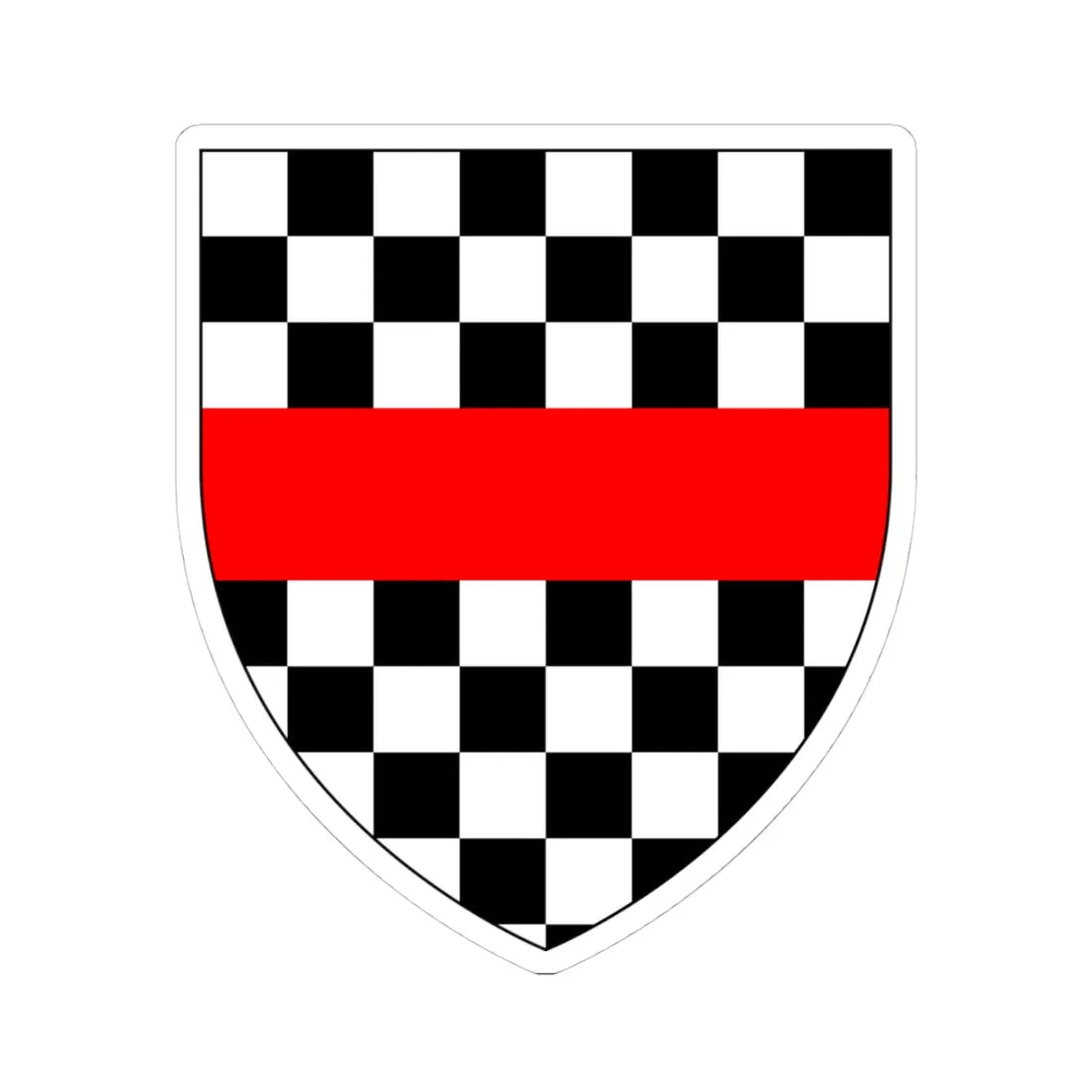 AclandArms (England) (Coat of Arms) STICKER Vinyl Kiss-Cut Decal 4 Inch White - The Sticker Space