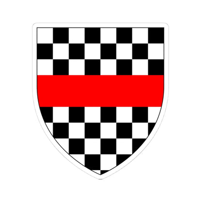 AclandArms (England) (Coat of Arms) STICKER Vinyl Kiss-Cut Decal 4 Inch White - The Sticker Space