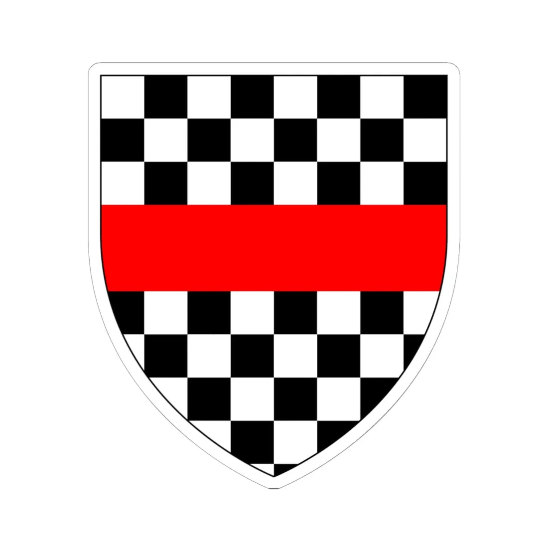 AclandArms (England) (Coat of Arms) STICKER Vinyl Kiss-Cut Decal 6 Inch White - The Sticker Space