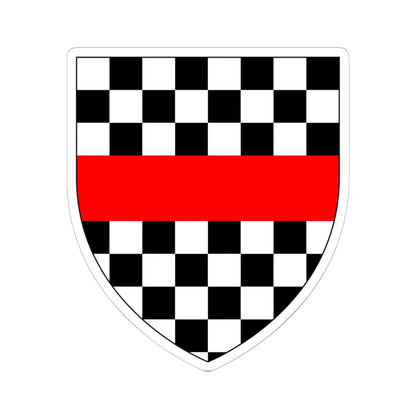 AclandArms (England) (Coat of Arms) STICKER Vinyl Kiss-Cut Decal 6 Inch White - The Sticker Space