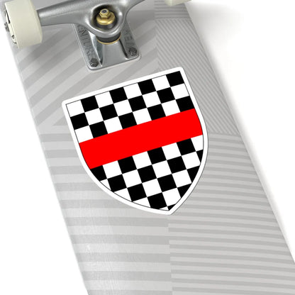 AclandArms (England) (Coat of Arms) STICKER Vinyl Kiss-Cut Decal - The Sticker Space