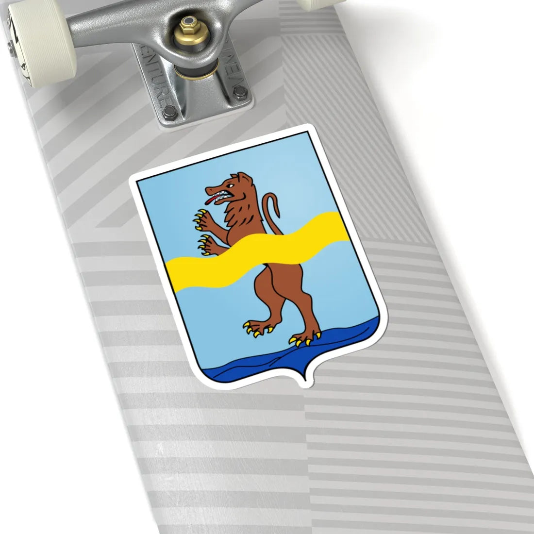 Acquacanina-Stemma (Italy) (Coat of Arms) STICKER Vinyl Kiss-Cut Decal - The Sticker Space