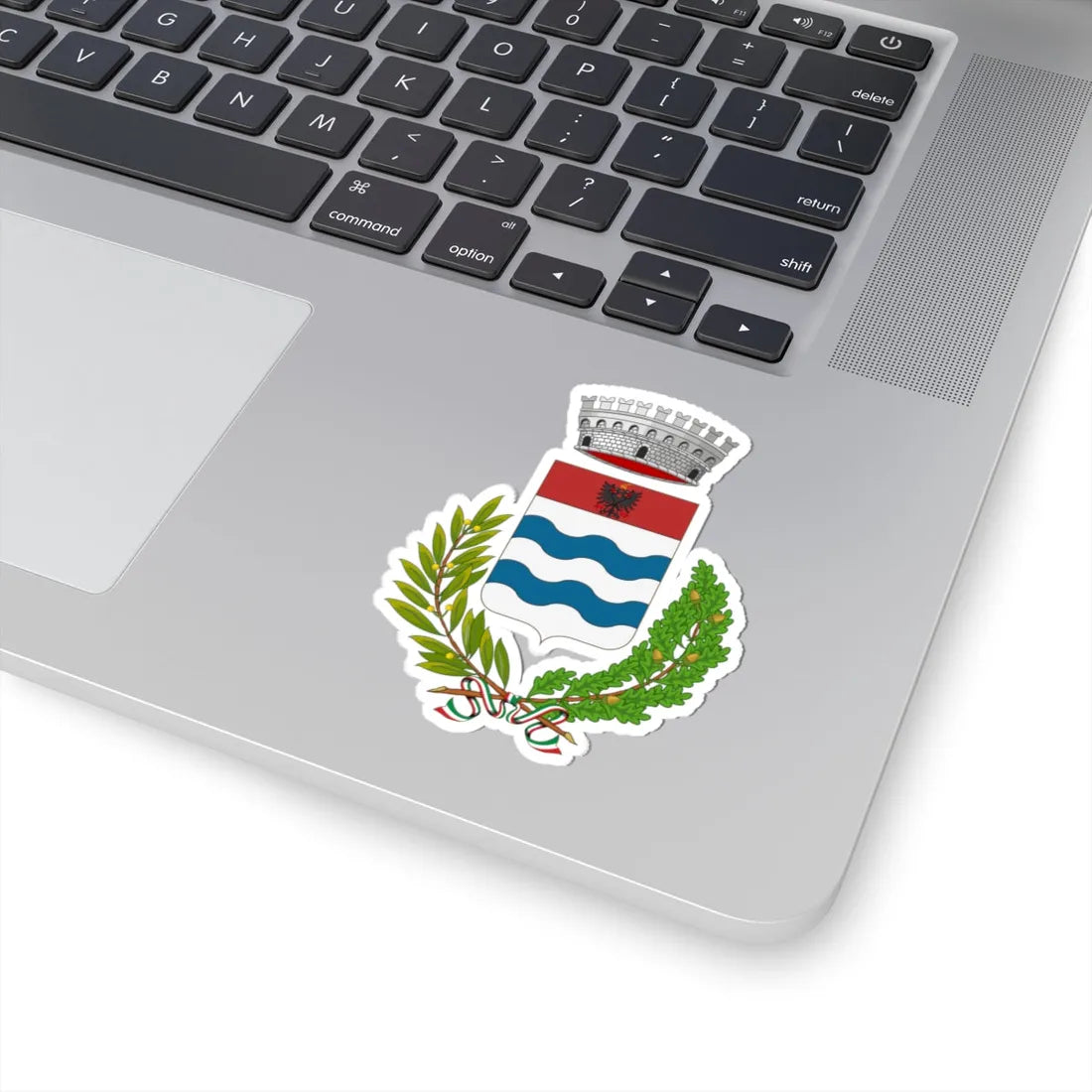 Acquaformosa-Stemma (Italy) (Coat of Arms) STICKER Vinyl Kiss-Cut Decal - The Sticker Space