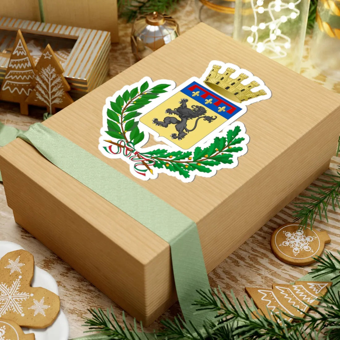 Acquapendente-Stemma (Italy) (Coat of Arms) STICKER Vinyl Kiss-Cut Decal - The Sticker Space