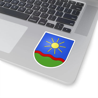 Acquarossa-coat of arms (Switzerland) (Coat of Arms) STICKER Vinyl Kiss-Cut Decal - The Sticker Space