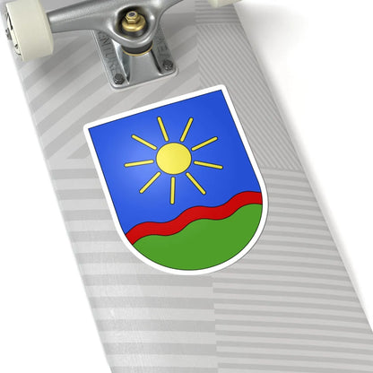 Acquarossa-coat of arms (Switzerland) (Coat of Arms) STICKER Vinyl Kiss-Cut Decal - The Sticker Space