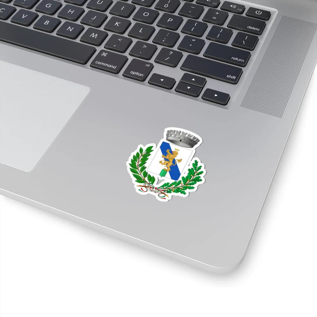 Acquaviva Platani-Stemma (Italy) (Coat of Arms) STICKER Vinyl Kiss-Cut Decal - The Sticker Space