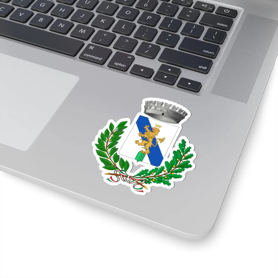 Acquaviva Platani-Stemma (Italy) (Coat of Arms) STICKER Vinyl Kiss-Cut Decal - The Sticker Space