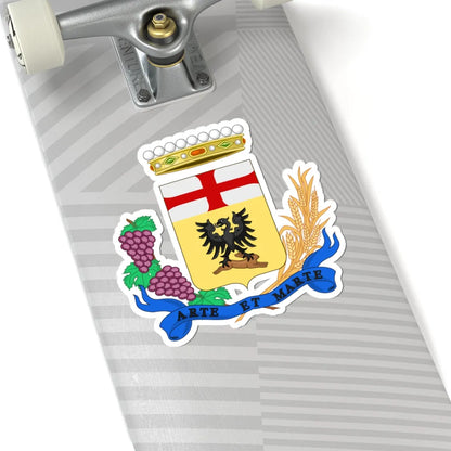 Acqui Terme-Stemma (Italy) (Coat of Arms) STICKER Vinyl Kiss-Cut Decal - The Sticker Space