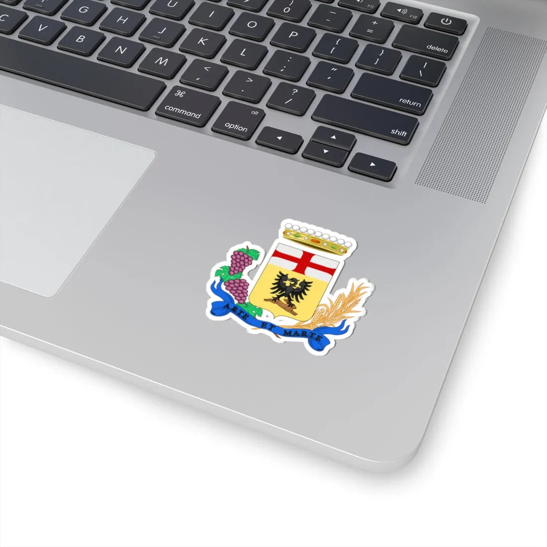 Acqui Terme-Stemma (Italy) (Coat of Arms) STICKER Vinyl Kiss-Cut Decal - The Sticker Space