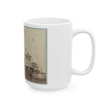 Acquia (I.E. Aquia) Creek Landing, Va. 001 (U.S. Civil War) White Coffee Mug